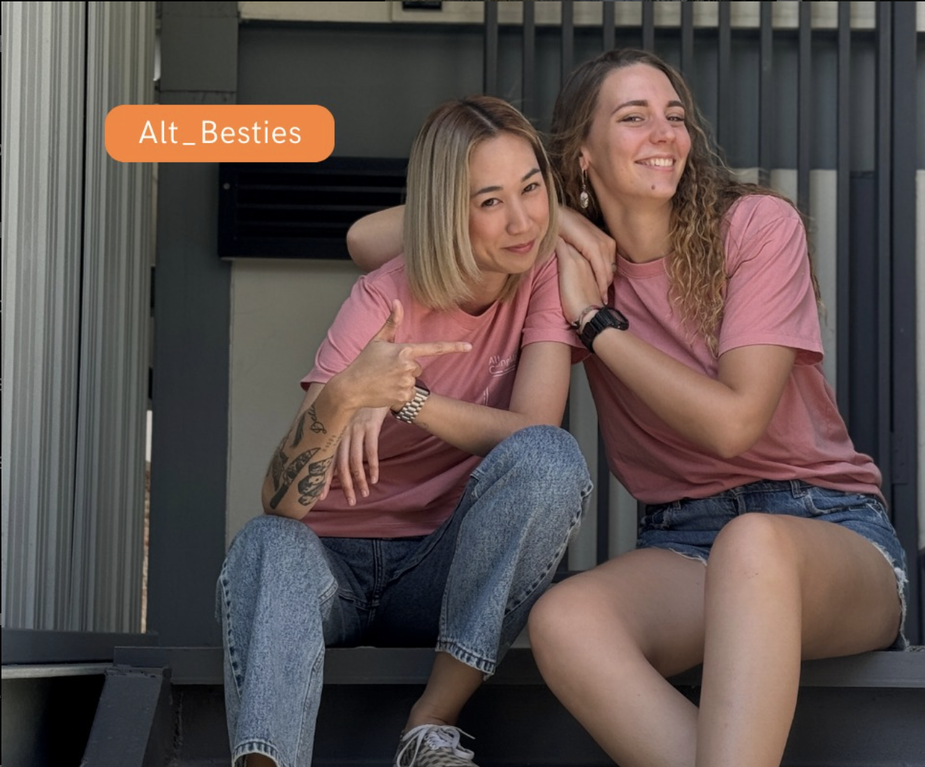Two members of the Alt_Coliving community